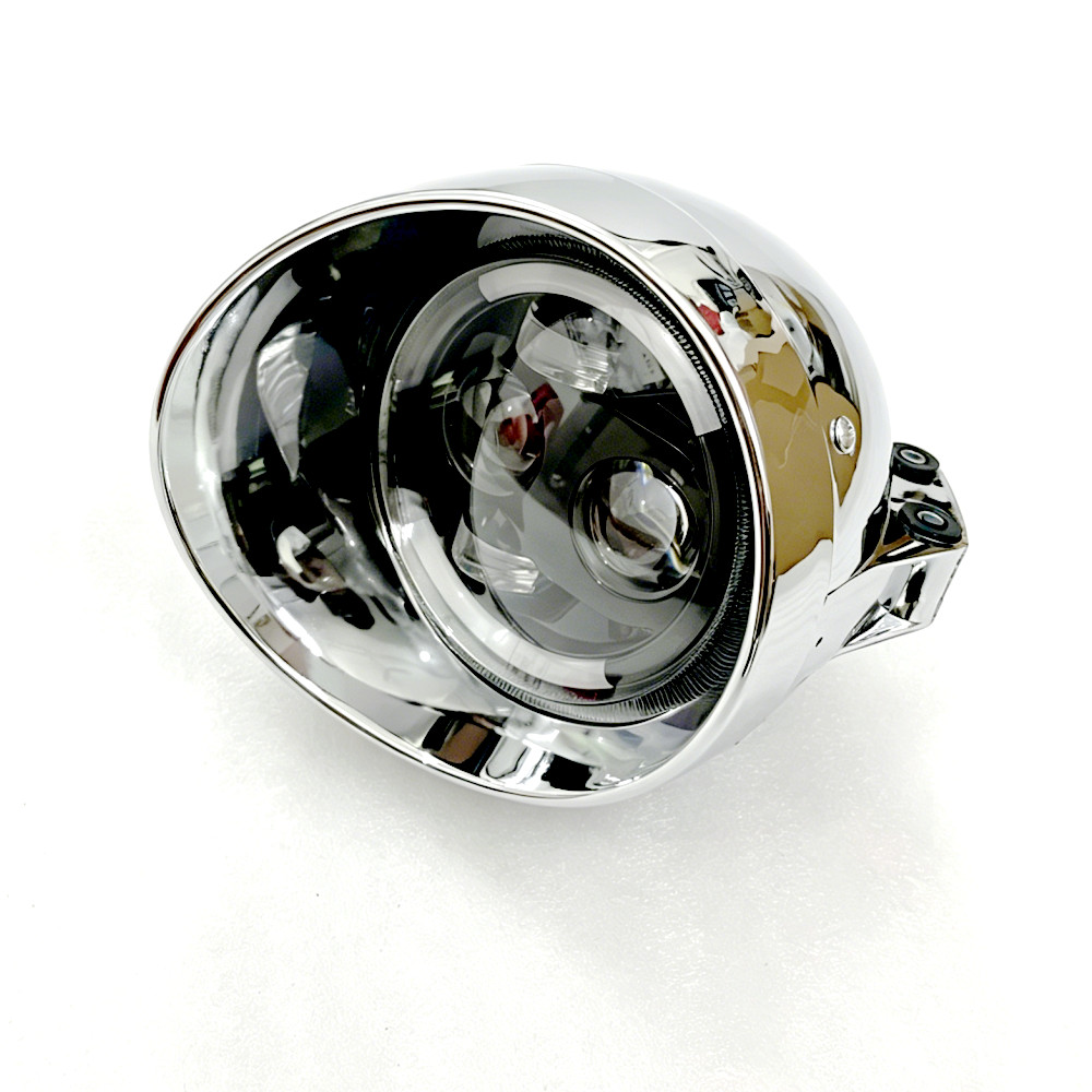 Faro LED Universale Retrò 12V  - Universal Motorcycle Led Headlight Projector recensione e prezzo