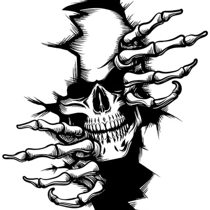 Adesivo scheletro Horror da 15 - Motorcycle Parts recensione e prezzo